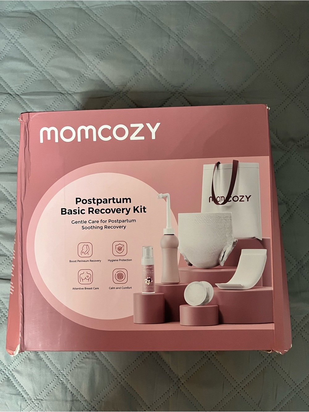 Momcozy Postpartum Recovery Kit - Pink Gentle Care Set